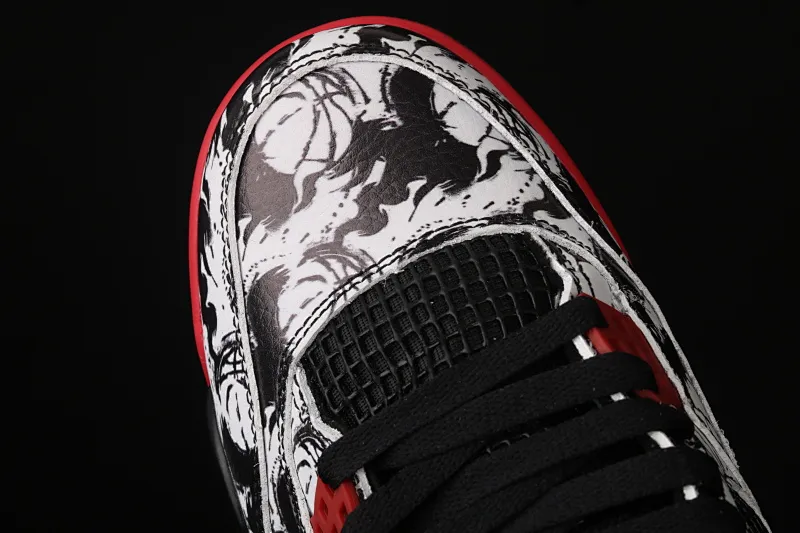 All categories Air Jordan Jordan series basketball shoes Air Jordan 4 G version Air Jordan 4 Tattoo AJ4 Joe 4 Tattoo Graffiti BQ0897-006